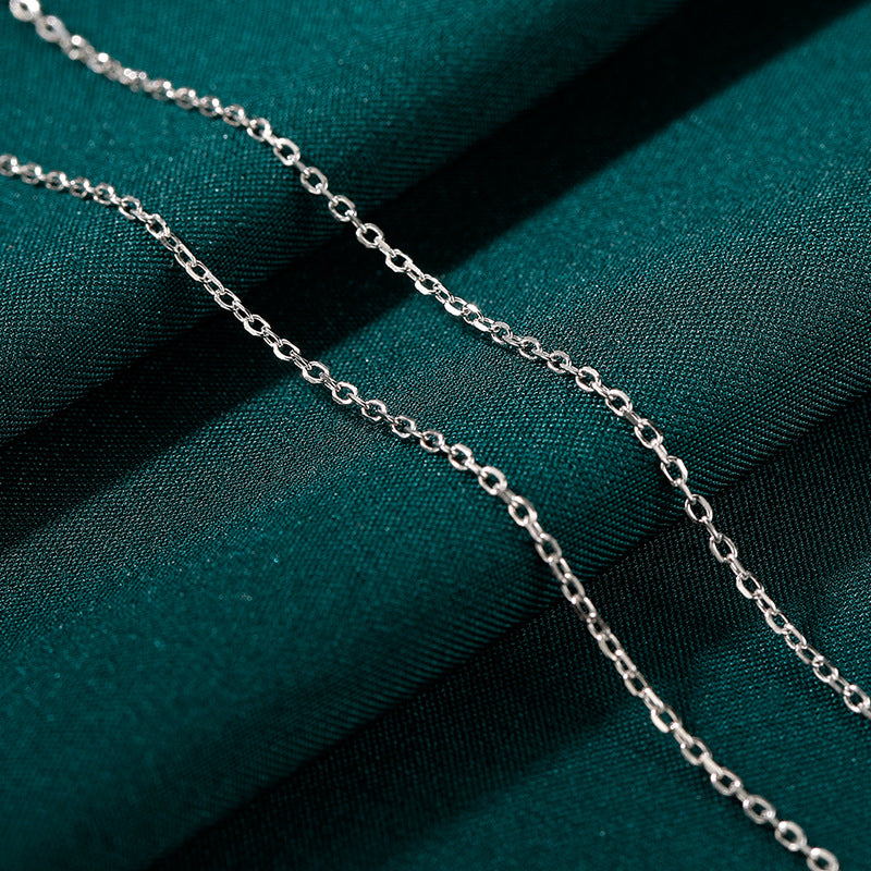 ANBBAS Customizable S999 Sterling Silver Jewelry Chain Series - A Variety of Necklace Styles to Choose From