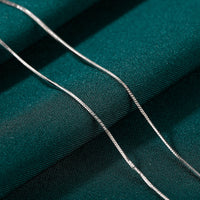 ANBBAS Customizable S999 Sterling Silver Jewelry Chain Series - A Variety of Necklace Styles to Choose From
