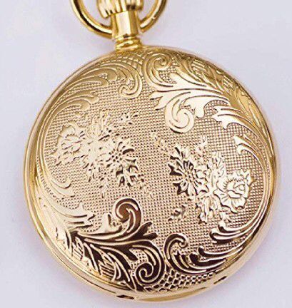 ANBBAS Classic Craftsmanship - Copper Plated K Gold Mechanical Pocket Watch Stopwatch with Chronograph, a Timekeeper of Nostalgia and Precision
