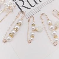 ANBBAS Elegant Luxury - S925 Silver Gold-Plated High-end Pearl Brooch Pin - Pins being jewelry