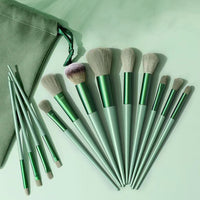 ANBBAS Travel Makeup Brush Set Foundation Powder Concealers Eye Shadows Makeup Set