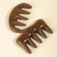 ANBBAS Sandalwood Large-toothed Brush for Hair Head Massager Scalp Stress Relax