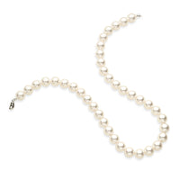 ANBBAS Pure Ocean Charm - Graduated White Shell Pearl Necklace, A Symphony of Simplicity and Natural Beauty Jewelry