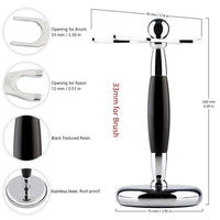 Quality Chrome Shaving Stand for Shaving Brush and Razor