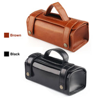 PU Leather Travel Toiletry Bag Shaving Wash Case Organizer Bag