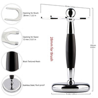 Quality Chrome Shaving Stand for Shaving Brush and Razor