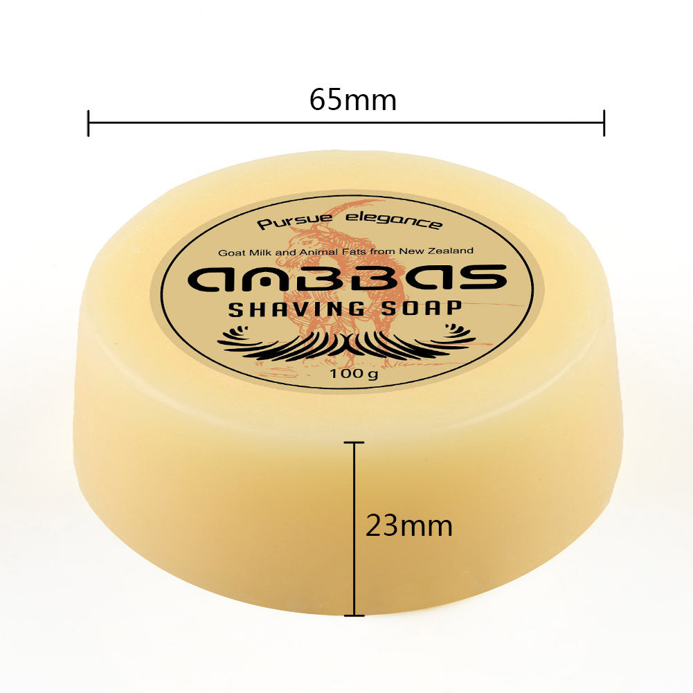 100g Shaving Soap Goat Milk 3.5OZ for Traditional Wet Shave