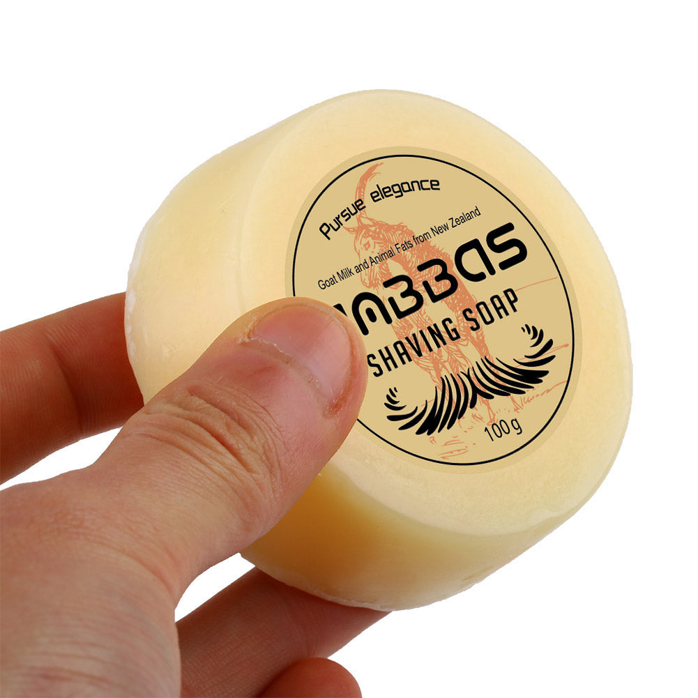 100g Shaving Soap Goat Milk 3.5OZ for Traditional Wet Shave
