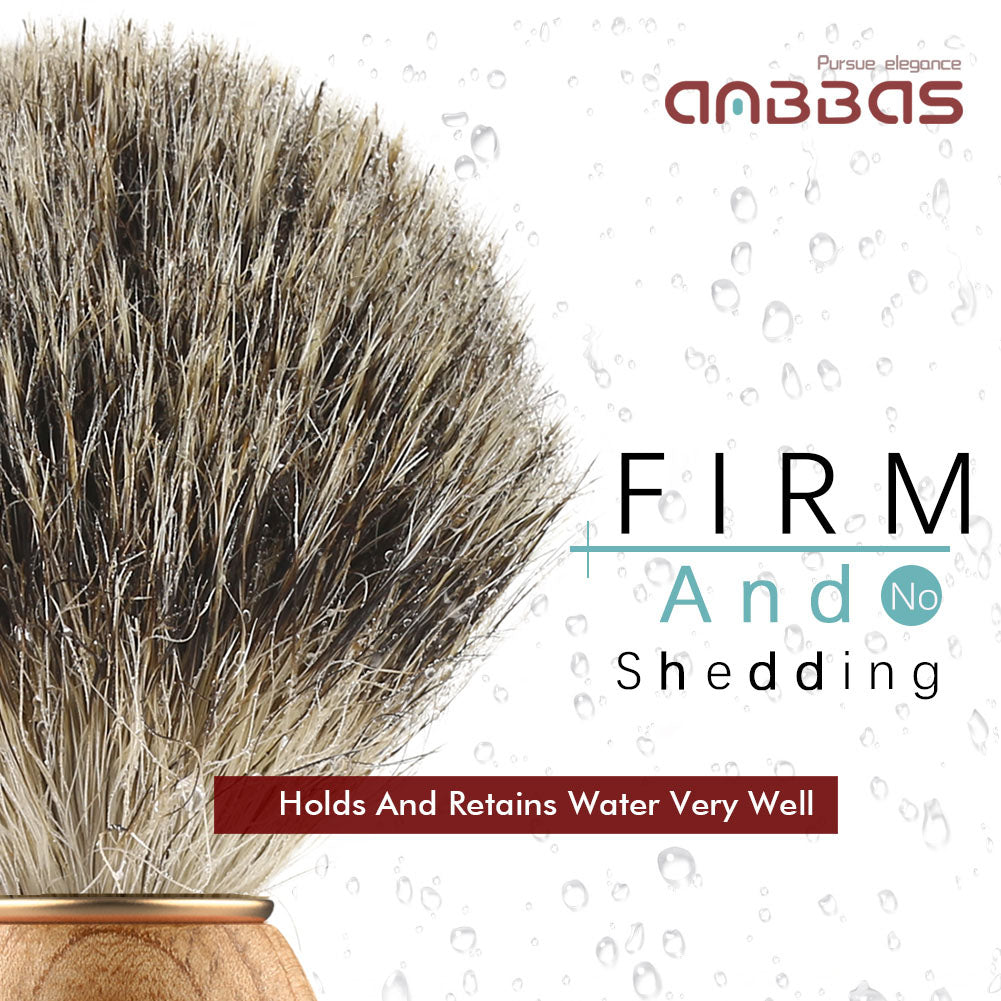 3in1 Shaving Set,Brush and Shaving Bowl,Acrylic Stand for DE Razor