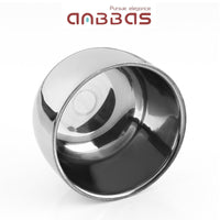 2 Layers Stainless Steel Shaving Soap Bowl Mug Cup for Cream & Soap