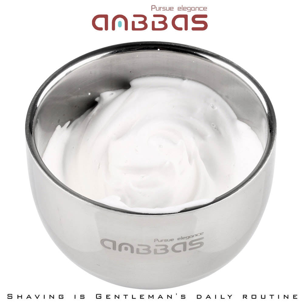 3IN1 Synthetic Shaving Brush Set,Shaving Stand + Bowl Perfect for Men Gift Idea