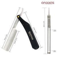 Barber Shaving Straight Razor with Artificial Leather Pouch