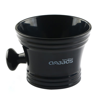 Plastic Shaving Bowl Mug with Handle Barber Cleaning for Razor