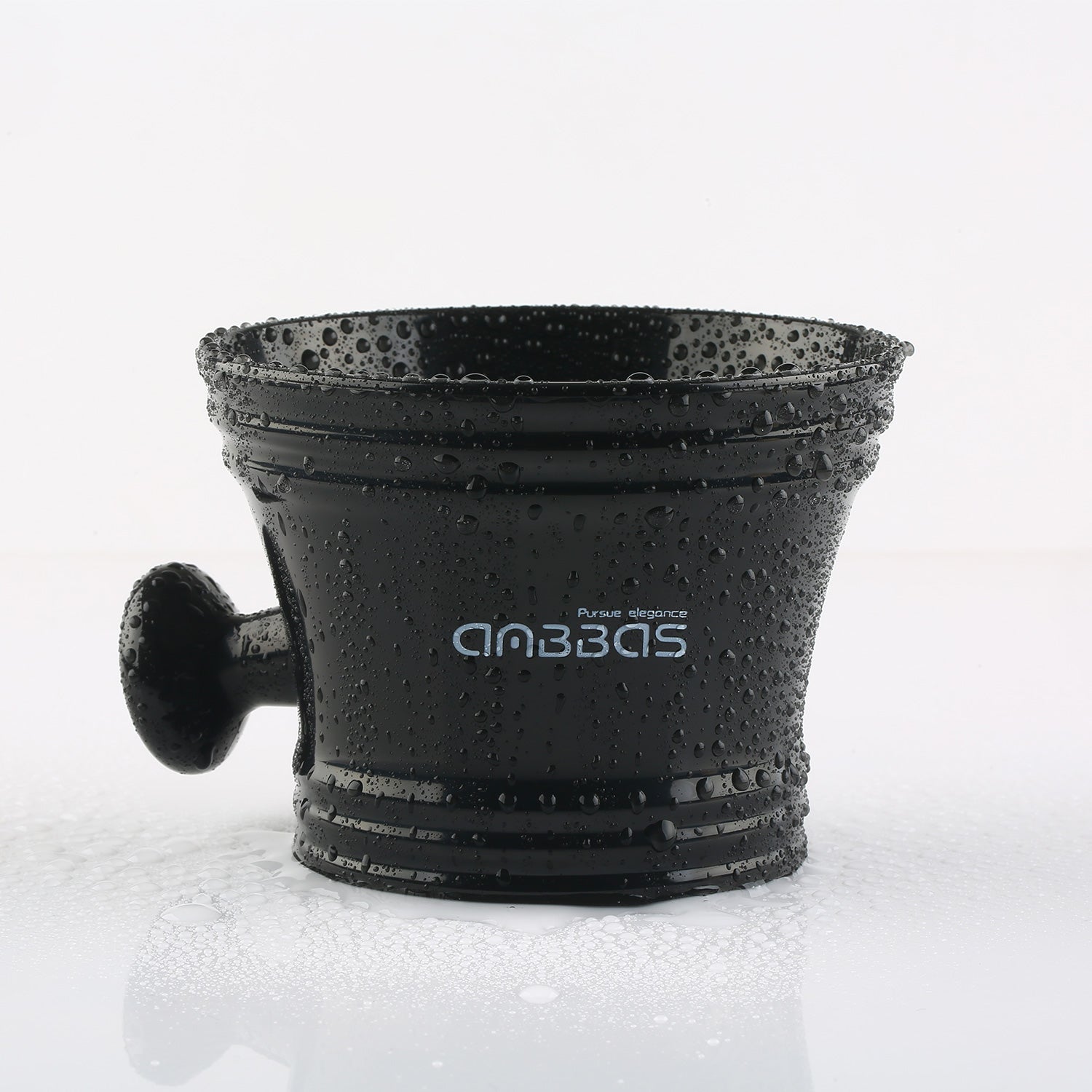 Plastic Shaving Bowl Mug with Handle Barber Cleaning for Razor
