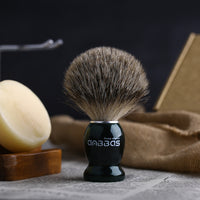 Black Badger Shaving Brush and DE Safety Razor Travel Shaving Kit
