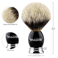 2IN1 Shaving Brush and Stand for DE Safety Razor Straight Razor Gift Set