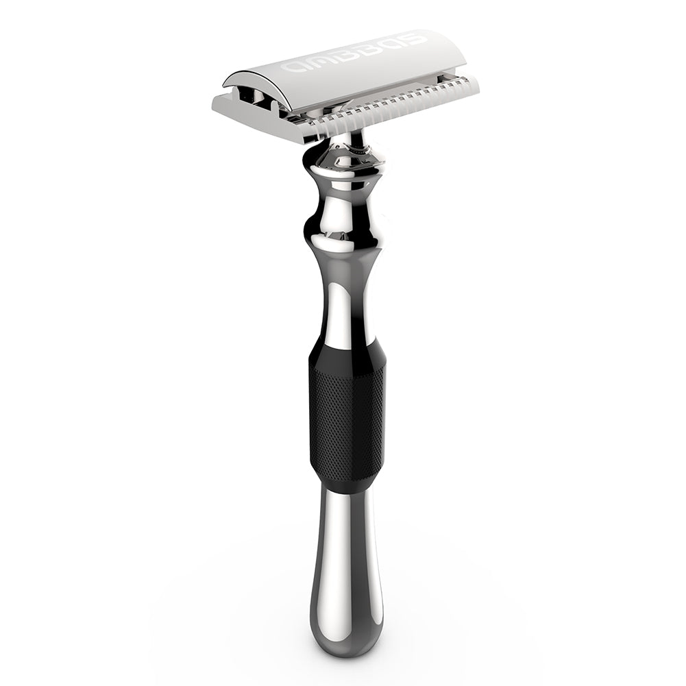 Double Edge Safety Razor,Long Handle for Close Manual Shaving