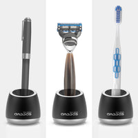 3pcs Alloy Razor Holder Stand for Toothbrush Pen Safety Razor Base Stand