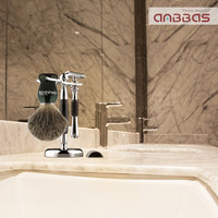 Quality Chrome Shaving Stand for Shaving Brush and Razor