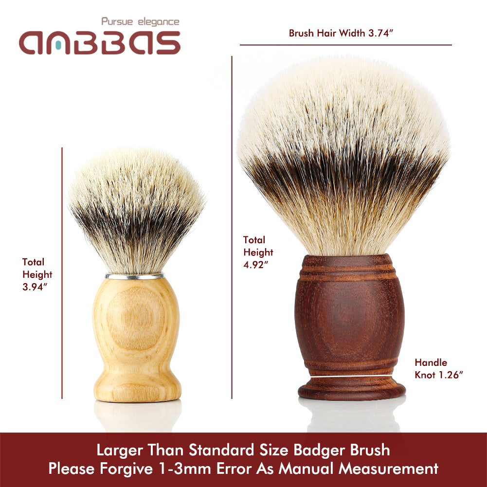 4.9" Silvertip Badger Hair Shaving Brush with Rosewood Handle
