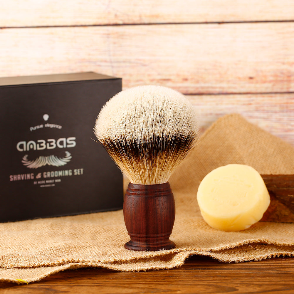 4.9" Silvertip Badger Hair Shaving Brush with Rosewood Handle