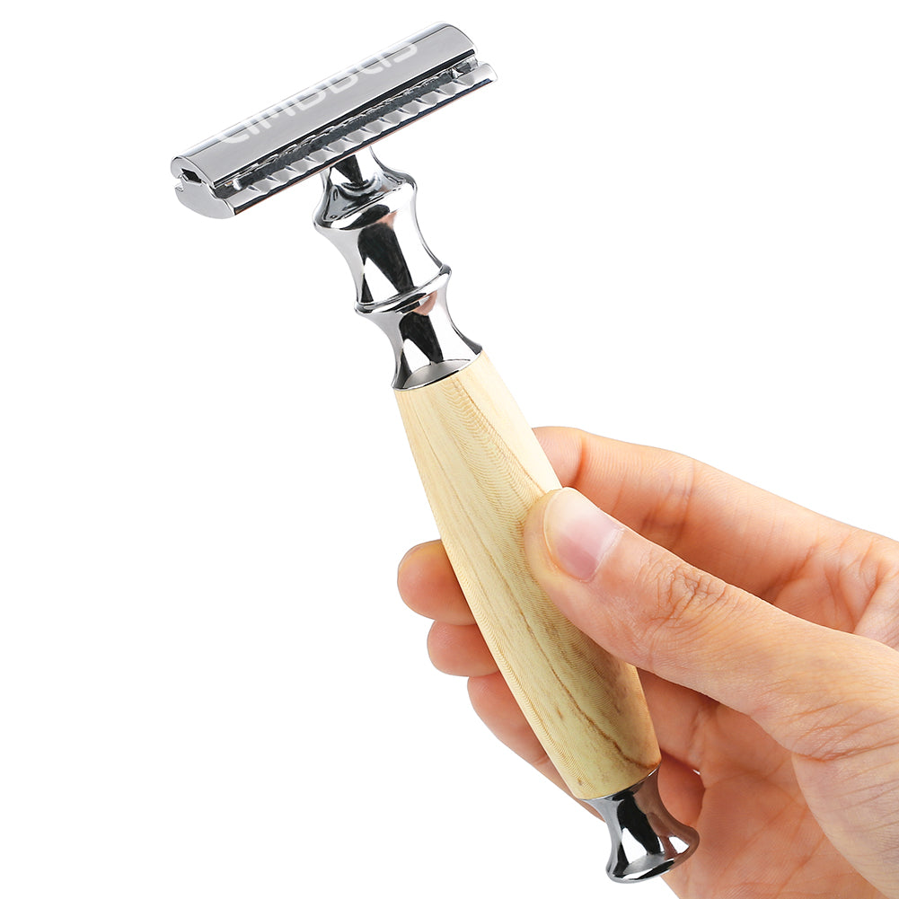 Alloy Safety Razor and Holder with 10 Double Edge Razor Blades