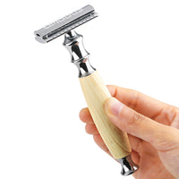 Alloy Safety Razor and Holder with 10 Double Edge Razor Blades