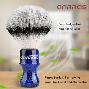 Synthetic Badger Shaving Brush with Travel Carring Case