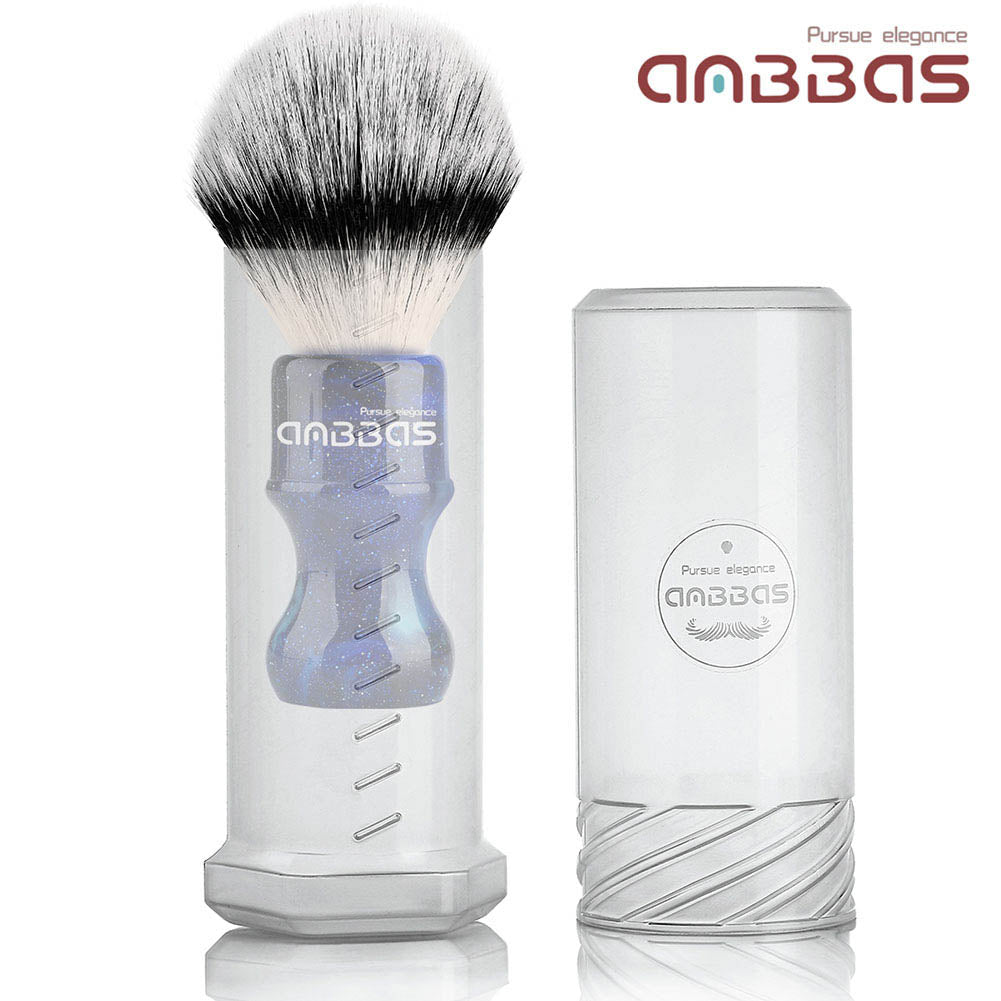 Synthetic Badger Shaving Brush with Travel Carring Case
