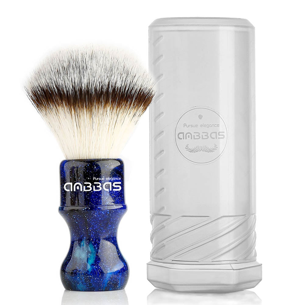 Synthetic Badger Shaving Brush with Travel Carring Case