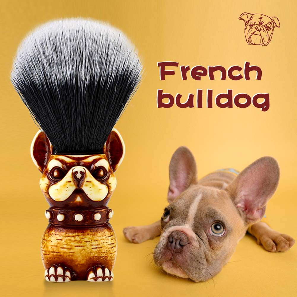 Synthetic Badger Shaving Brush with Travel Case Close Shave Set(1pc)