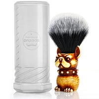 Synthetic Badger Shaving Brush with Travel Case Close Shave Set(1pc)