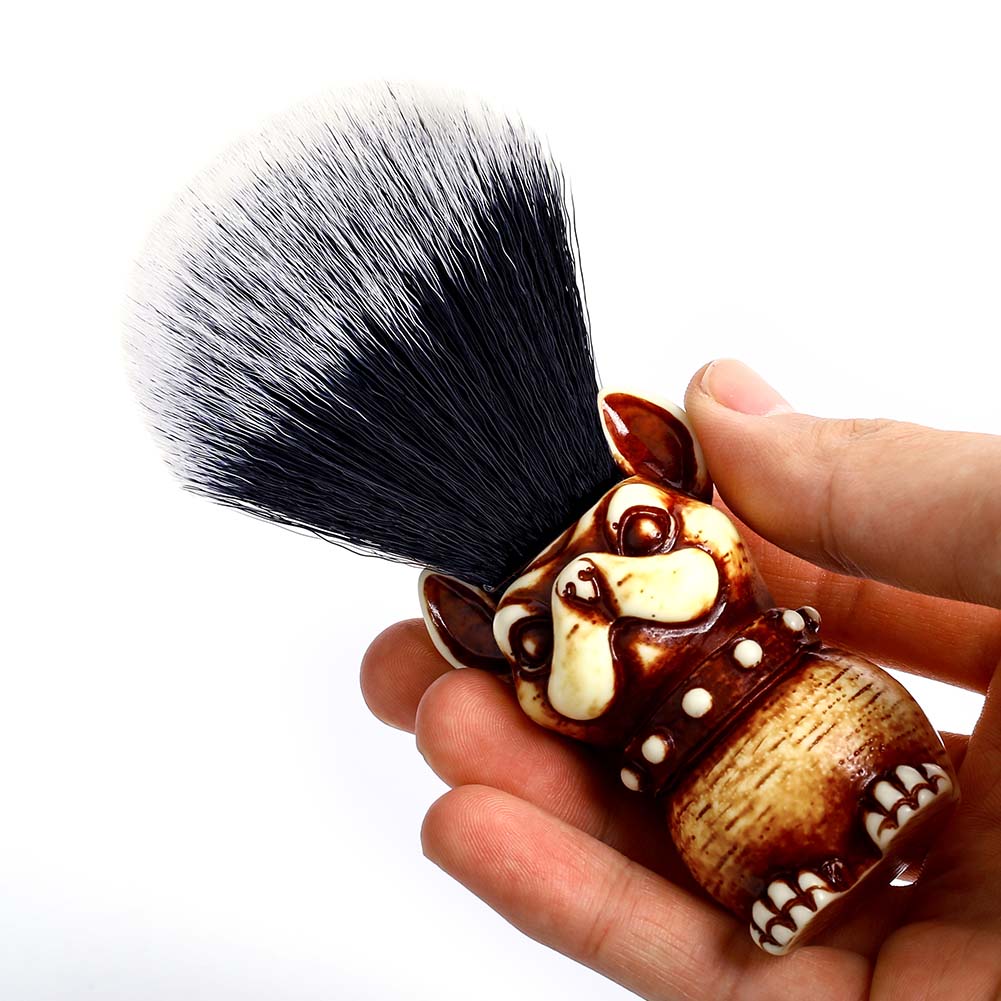 Synthetic Badger Shaving Brush with Travel Case Close Shave Set(1pc)