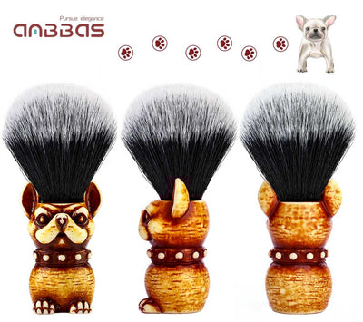 Synthetic Badger Shaving Brush with Travel Case Close Shave Set(1pc)