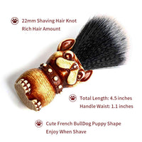 Synthetic Badger Shaving Brush with Travel Case Close Shave Set(1pc)
