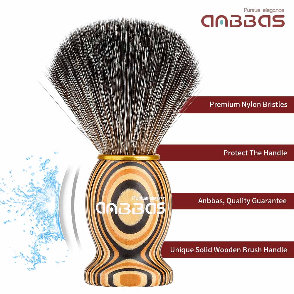 2IN1 Shaving Brush with ABS Hanging Design Holder Set for Manual Shaving