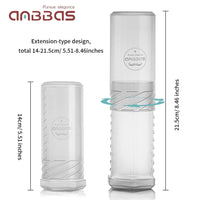 Portable Adjustable Shaving Brush Tube Travel Case(1pc)