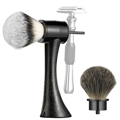 Transform Design Compact Style Synthetic and Badger Hair Shaving Brushes