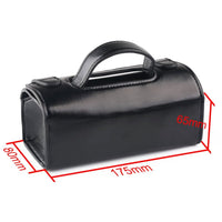 PU Leather Travel Toiletry Bag Shaving Wash Case Organizer Bag