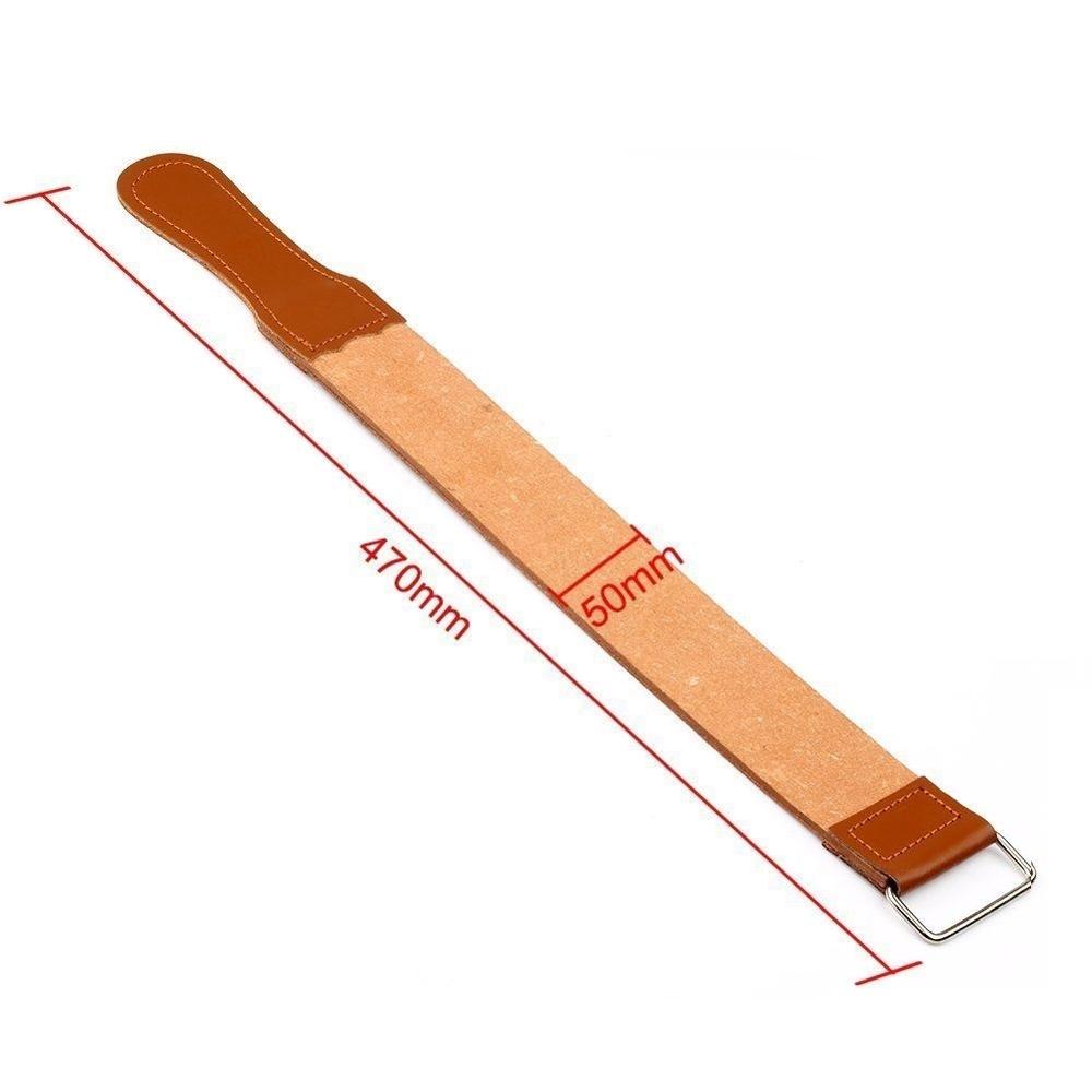 Leather Sharpening Strop Belt Barber Salon Razor Sharpener Double Side Polish