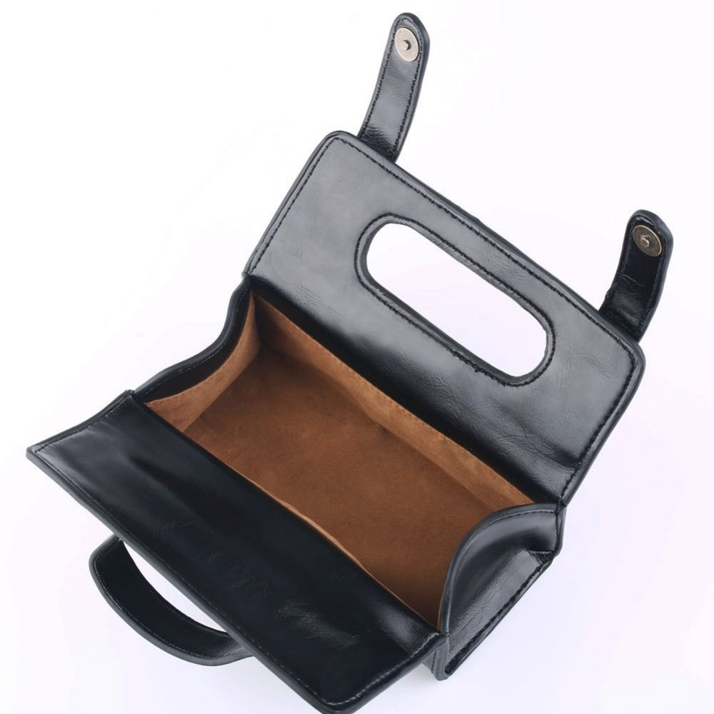 PU Leather Travel Toiletry Bag Shaving Wash Case Organizer Bag