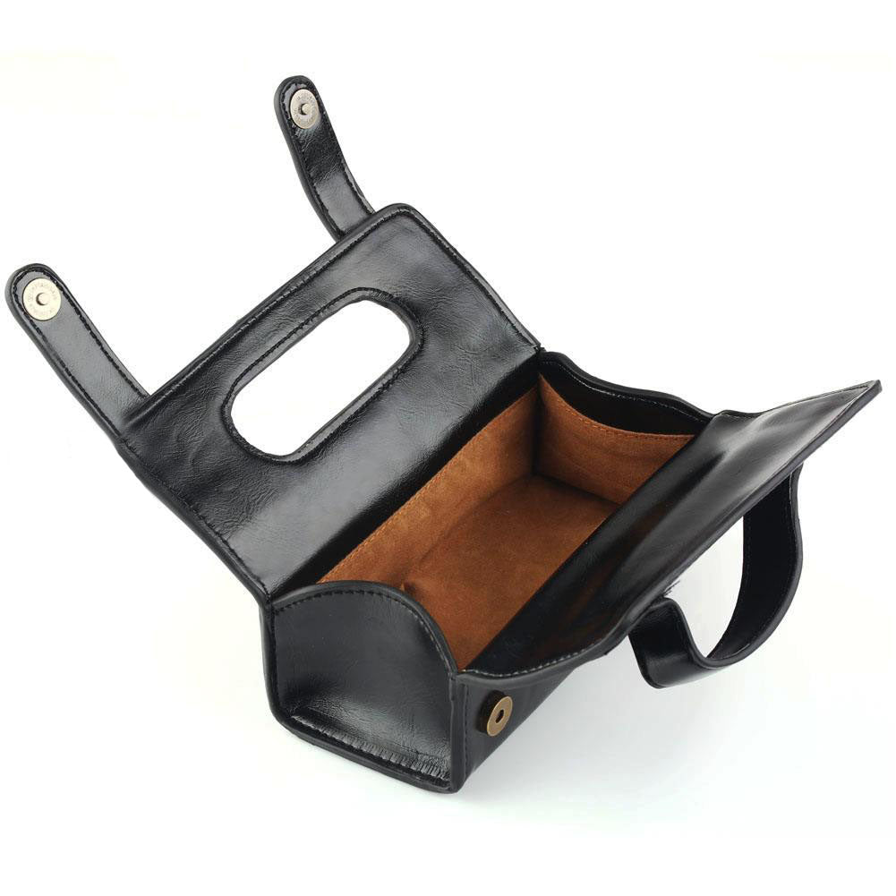 PU Leather Travel Toiletry Bag Shaving Wash Case Organizer Bag