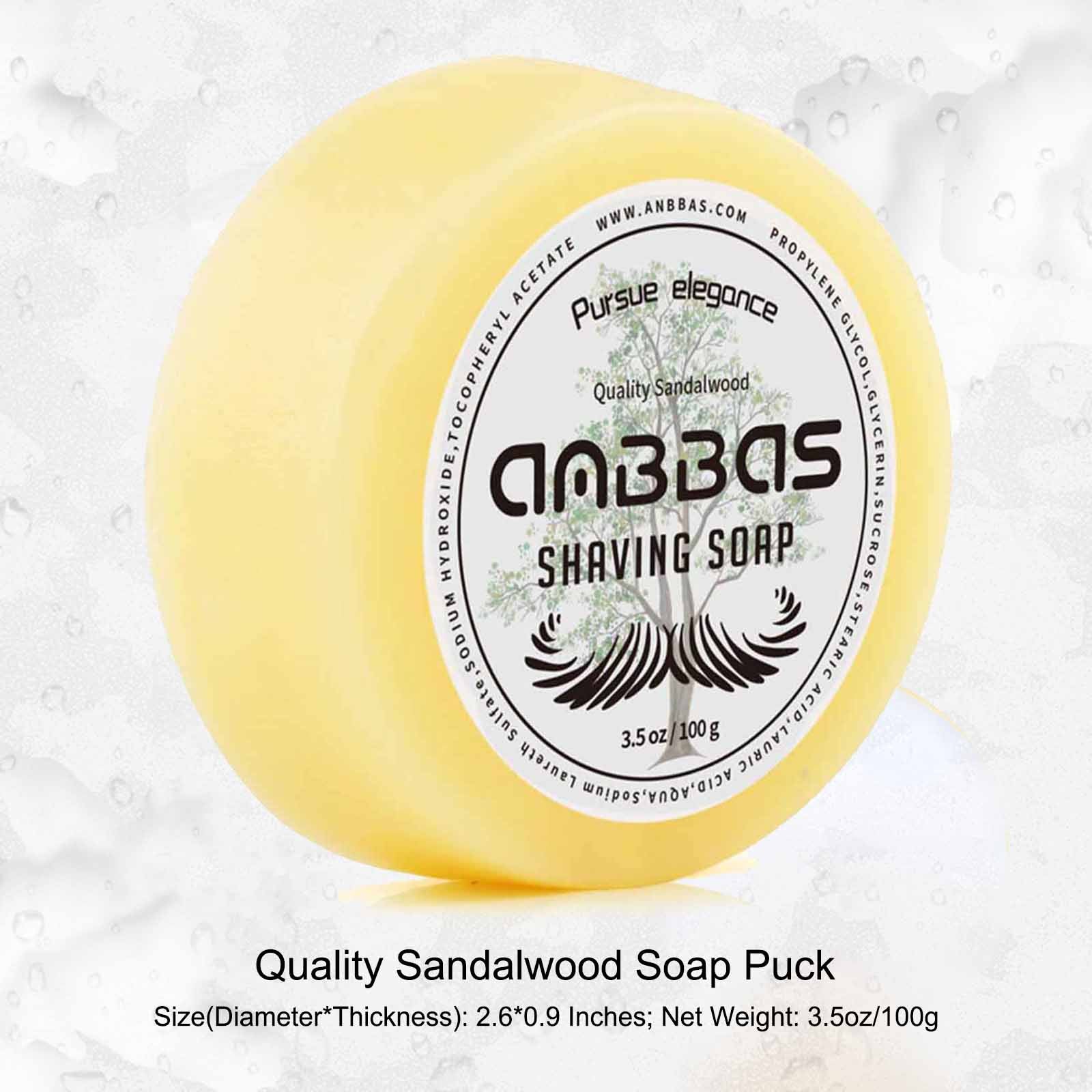 Shaving Soap 3.5OZ and 3 Layers Lathering Bwol