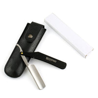 Barber Shaving Straight Razor with Artificial Leather Pouch
