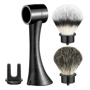 Transform Design Compact Style Synthetic and Badger Hair Shaving Brushes
