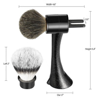 Transform Design Compact Style Synthetic and Badger Hair Shaving Brushes