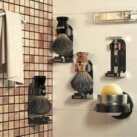 Space-Saving Design ABS Assembly Type Shaving Holder Stand for Soap Bowl