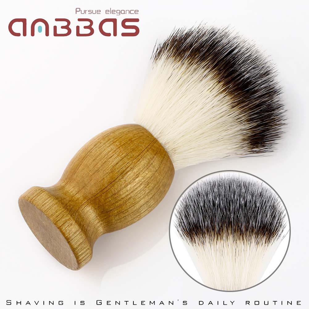 3in1 Vegan Style Shaving Brush with Soap Bar and Bowl
