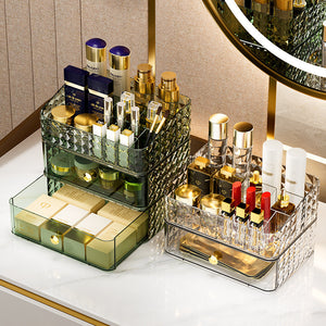 ANBBAS 3-Layer Makeup Storage Organizer for Vanity Dresser Bathroom Countertop