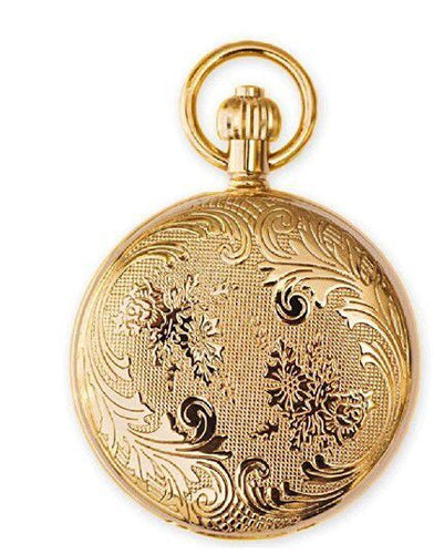 ANBBAS Classic Craftsmanship - Copper Plated K Gold Mechanical Pocket Watch Stopwatch with Chronograph, a Timekeeper of Nostalgia and Precision